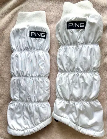 PING 골프 레그 워머 / 화이트 새상품급