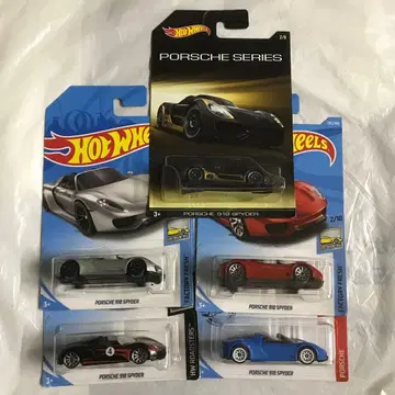 [ 미개봉 ] 핫휠 포르쉐 918 스파이더 5대 세트