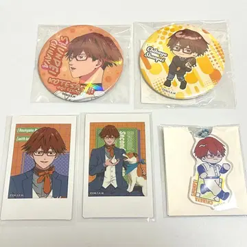 망각 배터리 치하야 슌페이 캔뱃지 아크릴 키링