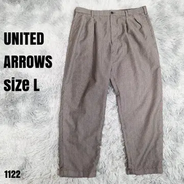 UNITED ARROWS 유나이티드 애로우즈 팬츠 브라운 L 1122