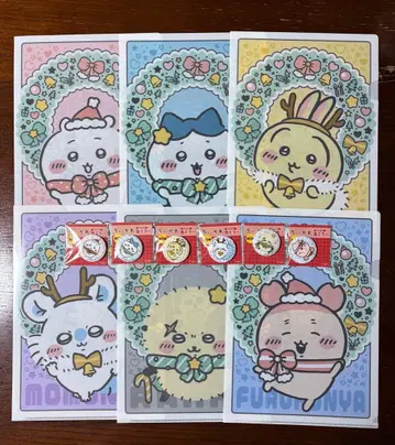 세븐일레븐 치이카와 오리지널 A4 클리어 파일 전 6종 캔 거울 전 6종