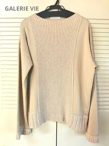 GALERIE VIE 콤비네이션 풀오버