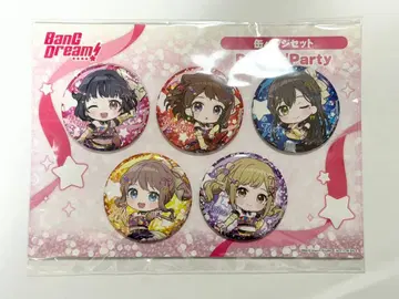 뱅드림 게이머즈 아키하바라 캔뱃지 Poppin'Party 5종 세트