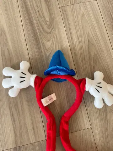 홍콩 디즈니 미키 손 움직이는 머리띠