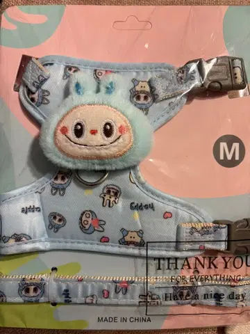 캐릭터 패턴 러브브 하네스 M 사이즈 블루