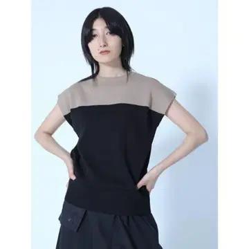 새상품 야마다야 라슈드 2WAY 바이컬러 썸머 니트