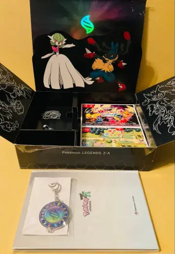 [ 소프트 없음 ] 포켓몬 ZA 상자 + 아트북 + 키링 + 엽서