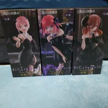 5등분의 신부 BiCuteDark 나카노 이치카, 니노, 미쿠 3종 세트