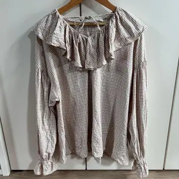 BEAMS BOY 프릴 칼라 셔츠