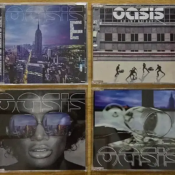CD 음반 oasis 오아시스 앨범, 싱글 4장