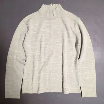 [크리스찬 오자르] 울 혼방 니트 (9T) 그린 모크넥 긴팔