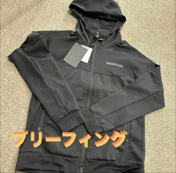 택 포함 미사용 새상품 브리핑 퍼포먼스 후드티 블랙 S