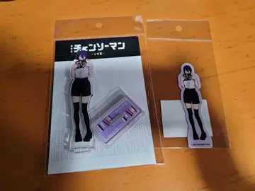 체인소 맨 레제 편 서점 한정판 아크릴 스탠드 스티커 레제 키노쿠니야