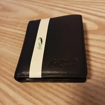 Crocodile 이단 접이식 지갑 블랙