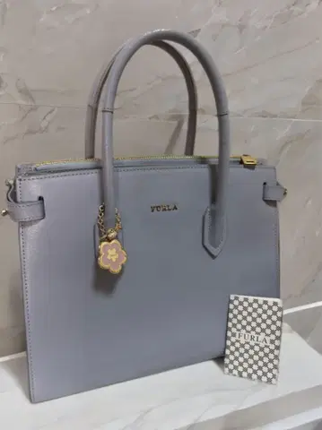 FURLA 그레이 핸드백