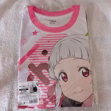 러브 라이브 슈퍼스타 풀 그래픽 T셔츠 아라시 치사토 남성용 L 사이즈