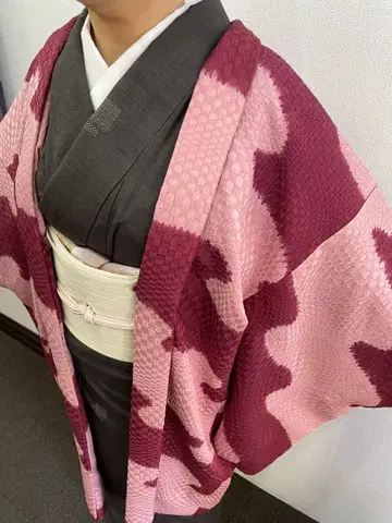 긴 겉옷 부클레 직물