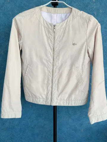 Lacoste 베이지 집업 자켓