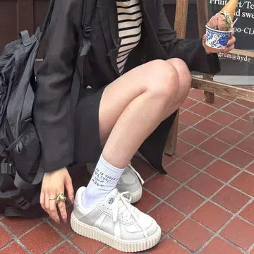 JaVa 통굽 스니커즈 그레이