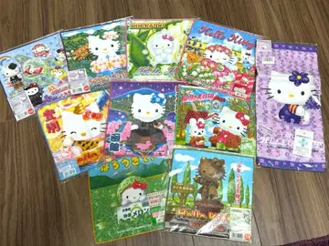 지역 한정 Hello Kitty 타월 손수건 10장 세트 미니 타월