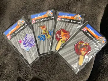 Happy 복권 주토피아 G상 아크릴 키링 닉