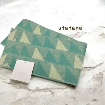 단품 오비  utatane 일본제 청록색 장척 졸업식 하카마 #1430