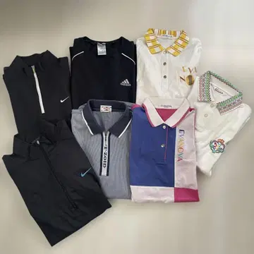 여름 아이템 묶음 판매 스포츠, 골프웨어 남성용, 여성용 혼합 7점