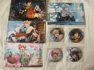 아이나나 린우이 캔뱃지 엽서 야마토 나기 미츠키 라쿠 토라오