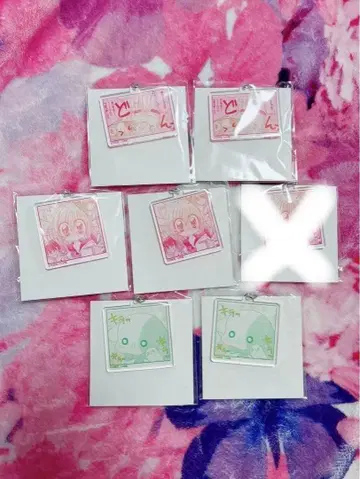 키라레보 키라링 레볼루션 복권 시계 부품 키링 6점