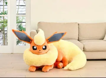 미사용 새상품 포켓몬 센터 등신대 부스터 봉제 인형 웅크린