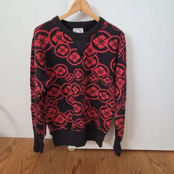 EVISU 가몬 패턴 맨투맨 L 사이즈