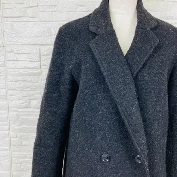 마우지 롱 코트 더블 브레스트 M 울 혼방 [ 2607-29 ]