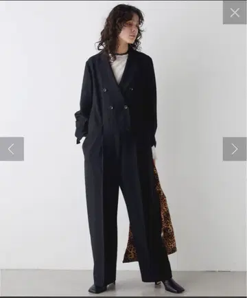 Whim Gazette(the pause) 테일러 칼라 점프수트 블랙