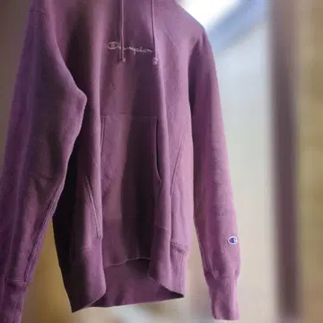 Champion Reverse Weave 후드티 L 사이즈 퍼플