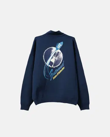 계속 한밤중이면 좋을 텐데 스웨트 셔츠 (네이비) 코즈단