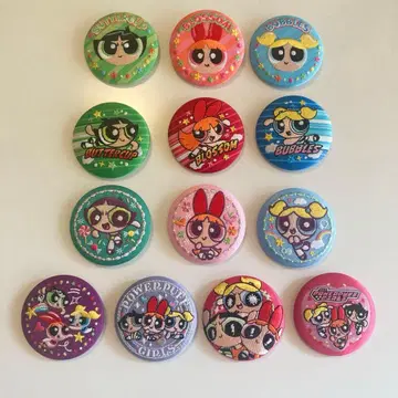 파워퍼프걸스 자수 캔뱃지 전 13종