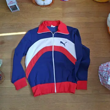 PUMA 저지 네이비/레드/화이트