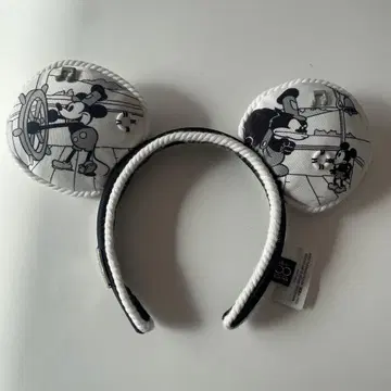 일본 미발매 홍콩 디즈니 증기선 윌리 머리띠