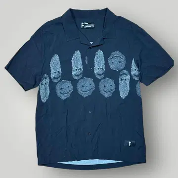 FORMER 블랙 반팔 셔츠 사이즈 M