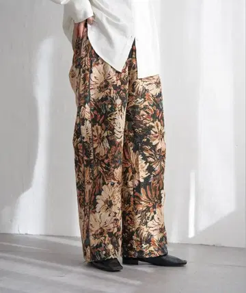 notch 고블랭 팬츠 와이드 팬츠 패턴 팬츠 이지 팬츠