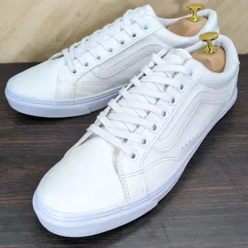 VANS 반스 27.0cm 아이보리 화이트 가죽 S522