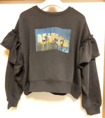 택 포함 미사용 niko and - 니코앤드 비틀즈 콜라보 프릴 풀오버