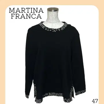 마르티나 프랑카 니트 블랙 일본제 울