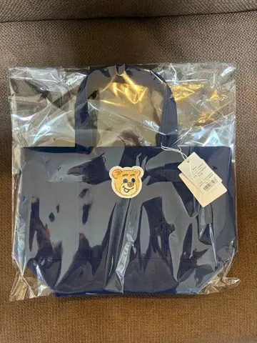 FEILER 올드 테디 토트백 네이비