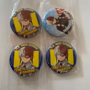 나의 히어로 아카데미아 오픈스쿨 캔뱃지 토도로키 쇼토 4개