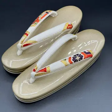 [일본제] 고급 조리 포멀 2단 니시진 비단 금색 캐주얼 F 사이즈