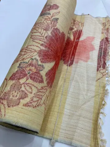 명주 옷감 새상품급