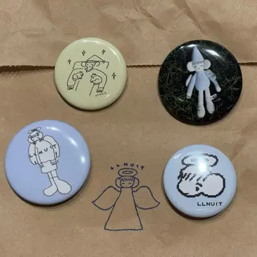 이누카와가코 llnuit 루루뉴이 랜덤 캔뱃지 4종류