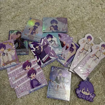 스트프리 나나모리 군 굿즈 묶음 판매 / 카드 메모장 키링