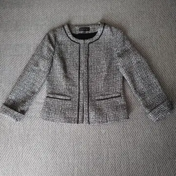 INDIVI 노카라 트위드 자켓 M